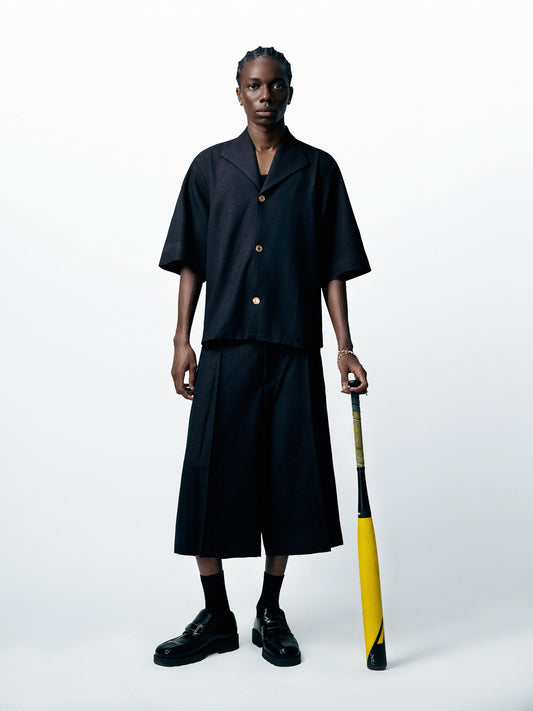 black burgundy shirt