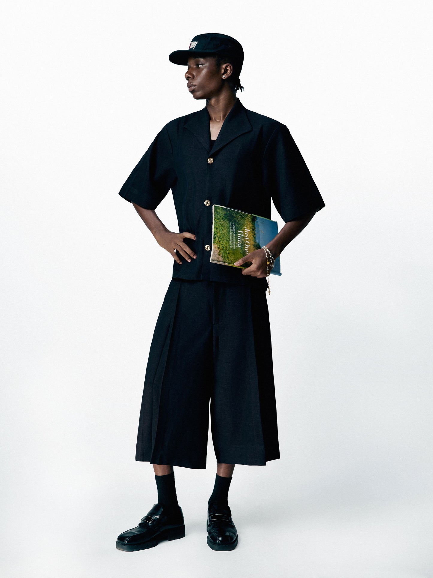 black burgundy shorts